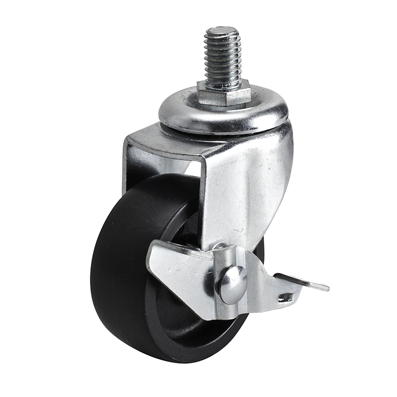 EDL Mini 2'' 35kg Threaded Axle Brake PO Caster 26142A-222-02/A