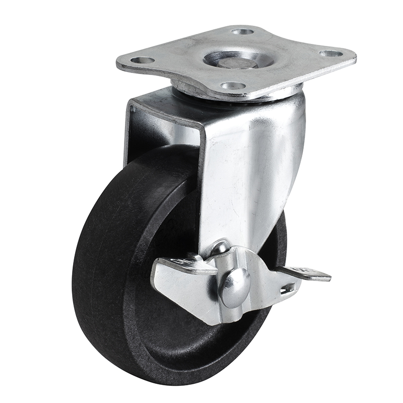 EDL Mini 2.5'' 35kg Plate Axle Brake PO Caster 261225A-2225-02/A