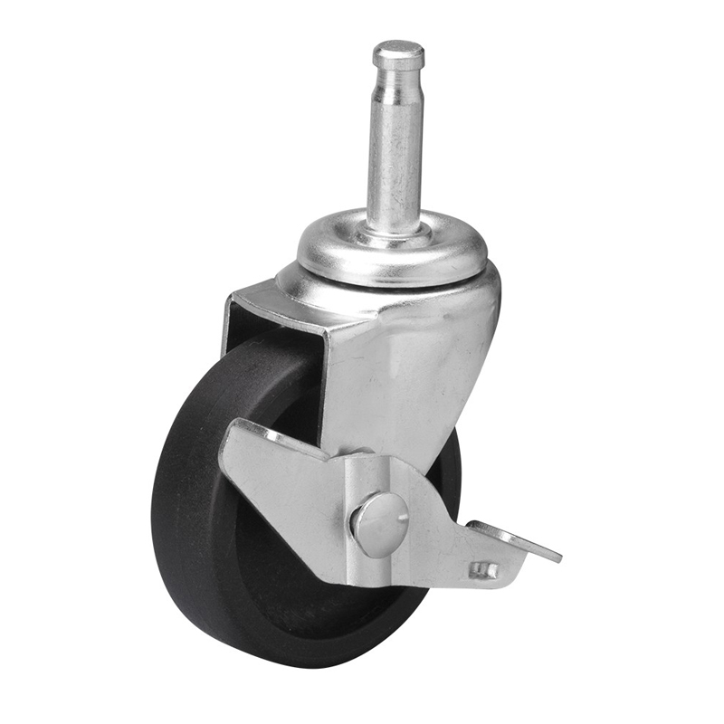 EDL Mini 2'' 25kg Stem Axle Brake PO Caster 20162A-202-02/A