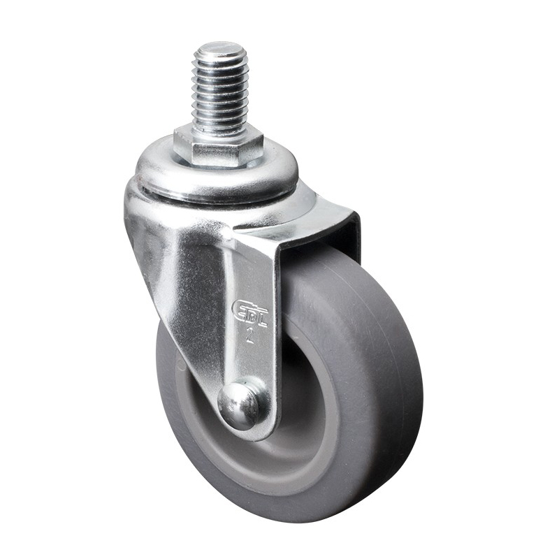 EDL Mini 2'' 30kg Threaded Swivel TPE Caster 20132-202-52