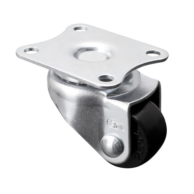 EDL Mini 1'' 30kg Plate Swivel PU Caster 20111-201-62