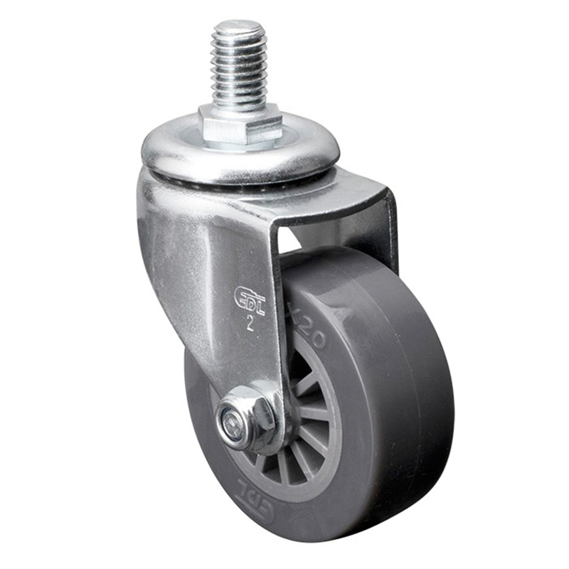 华体会网信誉好25
小型2英寸35kg丝口万向聚氨酯PU脚轮26132-262-73