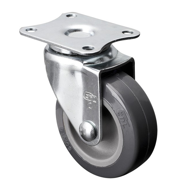 EDL Mini 2'' 30kg Plate Swivel PU Caster 20112-202-72