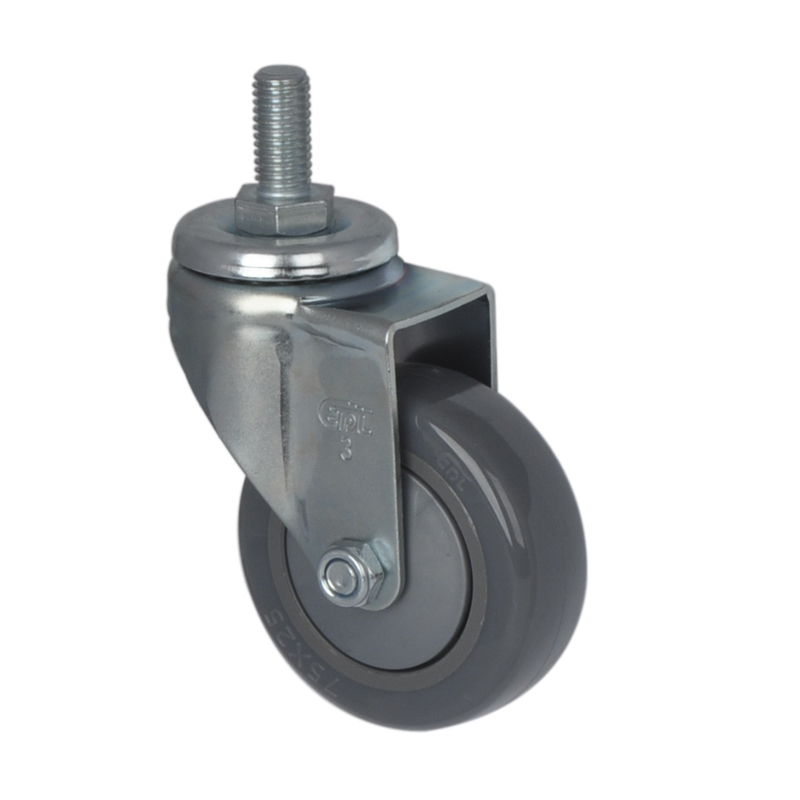 华体会网信誉好25
轻型3英寸80kg丝口万向聚氨酯PU脚轮36133-373-77