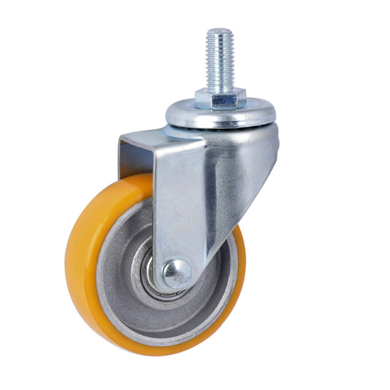 华体会网信誉好25
轻型3英寸80kg丝口万向高强度聚氨酯TPU脚轮36133-363-86A