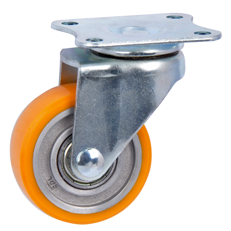 EDL Mini 2'' 40kg Plate Swivel TPU Caster 26112-262-86A