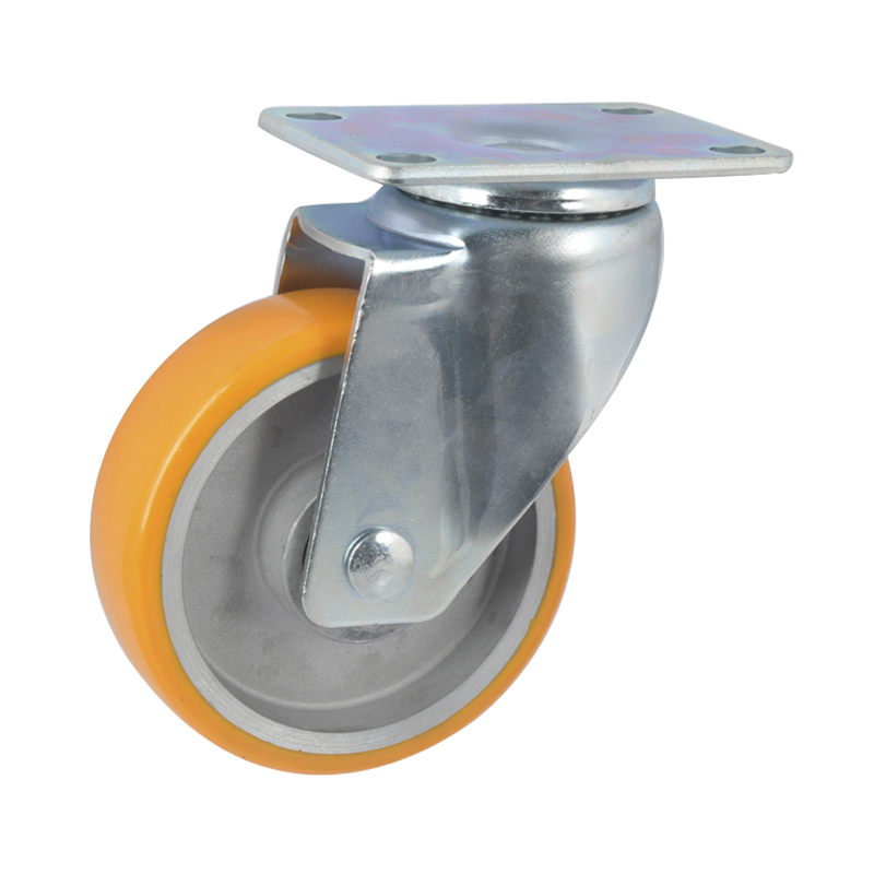 EDL Medium 4" 150kg Plate Swivel TPU Caster 50114-504-86A