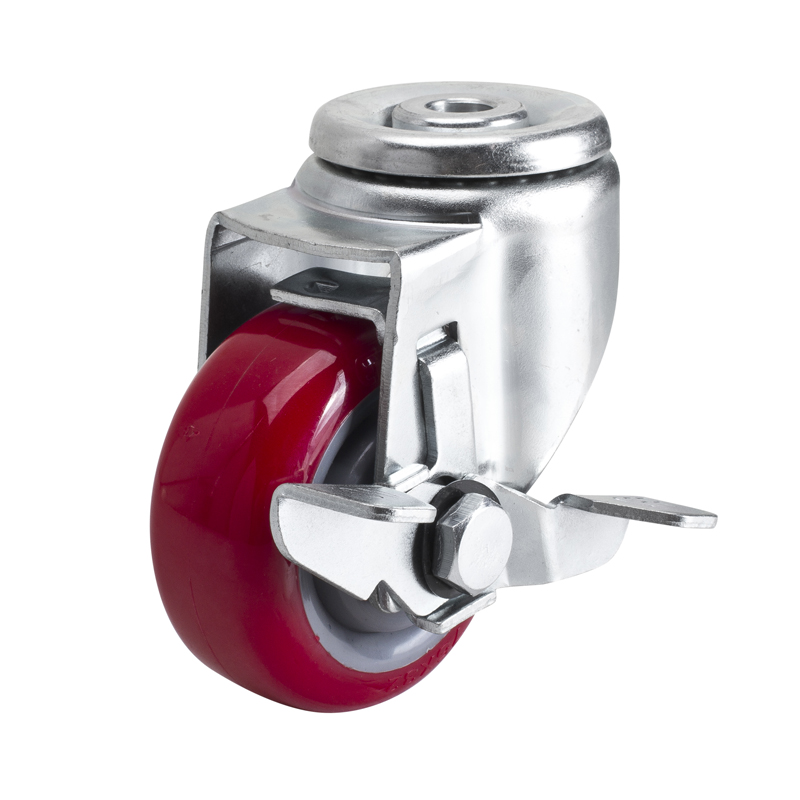 华体会网信誉好25
中型3英寸150Kg空颈侧刹高强度聚氨酯TPU脚轮50183C-503-86/C