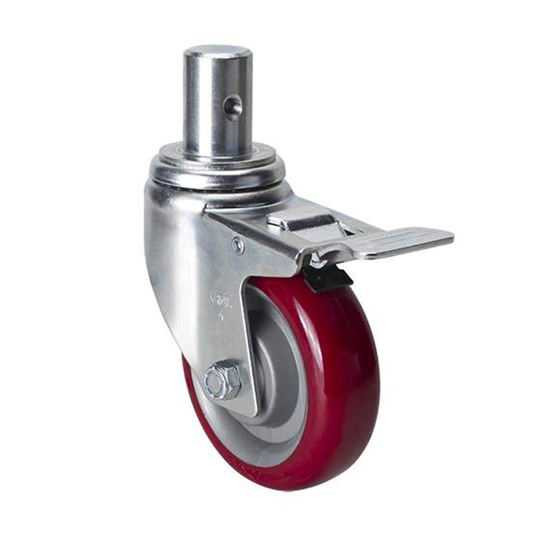 华体会网信誉好25
中型4英寸130Kg插杆铁双刹高强度聚氨酯TPU脚轮50164L-504-85