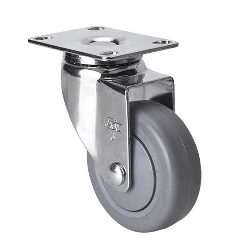 EDL Light 3'' 70kg Plate Swivel TPE Caster 37213-373-57
