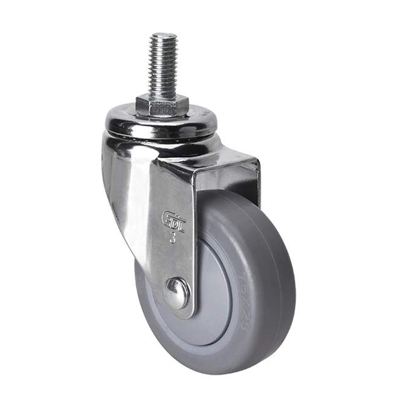 EDL Light 3'' 70kg Threaded Swivel TPE Caster 37233-373-57
