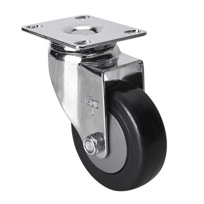 EDL Light 3'' 70kg Plate Swivel PU Caster 37213-373-67
