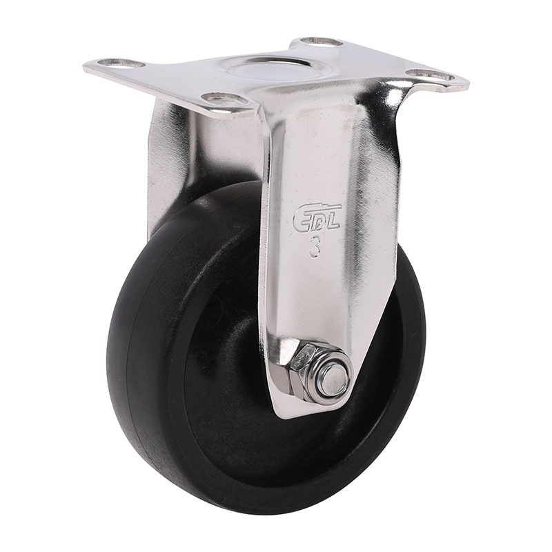 EDL Stainless Steel Light 3'' 70kg Rigid PO Caster S34703-S343-03