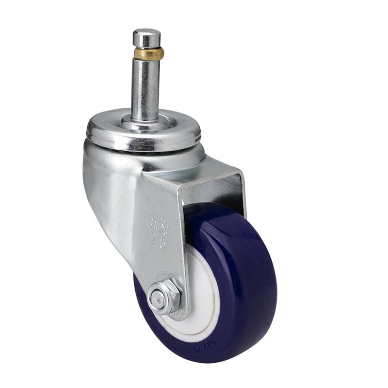 EDL Light 2.5'' 80kg Stem Swivel TPU Caster 371525-3725-87