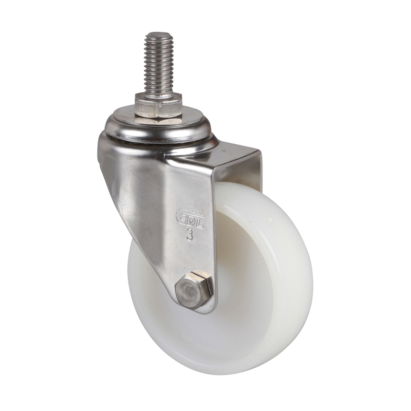 EDL Stainless Steel Light 3'' 80kg Threaded Swivel TPA Caster S34733-S343-23