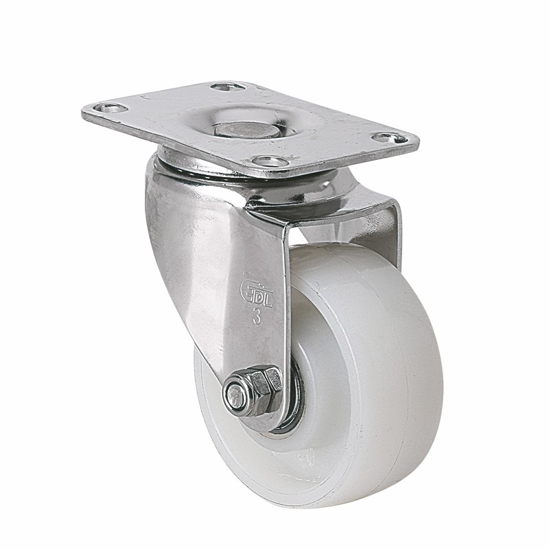 EDL Stainless Steel Medium 3'' 150kg Plate Swivel TPA Caster S54713-S543-26