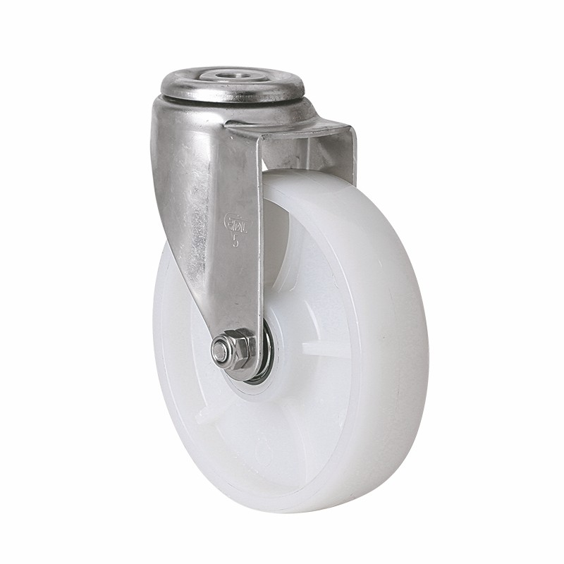 EDL Stainless Steel Medium 5'' 150kg Bolt Hole Swivel TPA Caster S54775-S545-26
