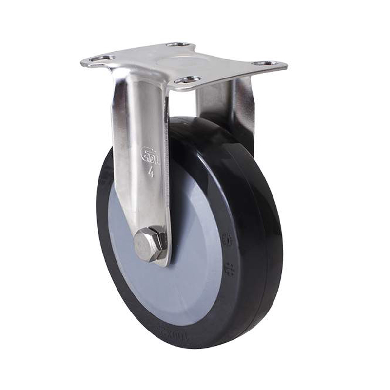 EDL Stainless Steel Light 4'' 60kg Rigid PU Caster S34704-S344-64