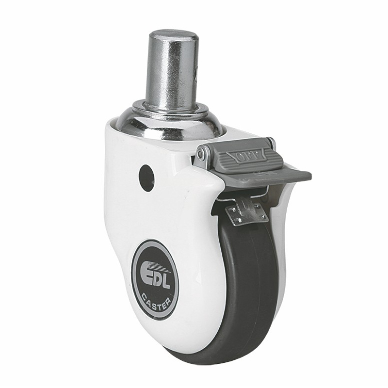 EDL 4'' 110kg Stem Brake TPE Medical Caster E57164H-E574-57