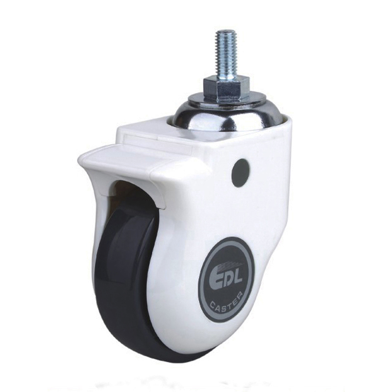 EDL 4'' 130kg Threaded Swivel PU Medical Caster E57134-E574-77