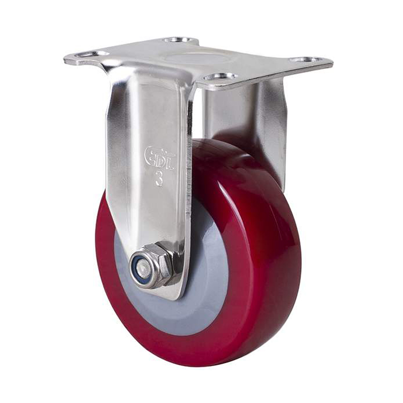 EDL Stainless Steel Light 3'' 70kg Rigid TPU Caster S34703-S343-84