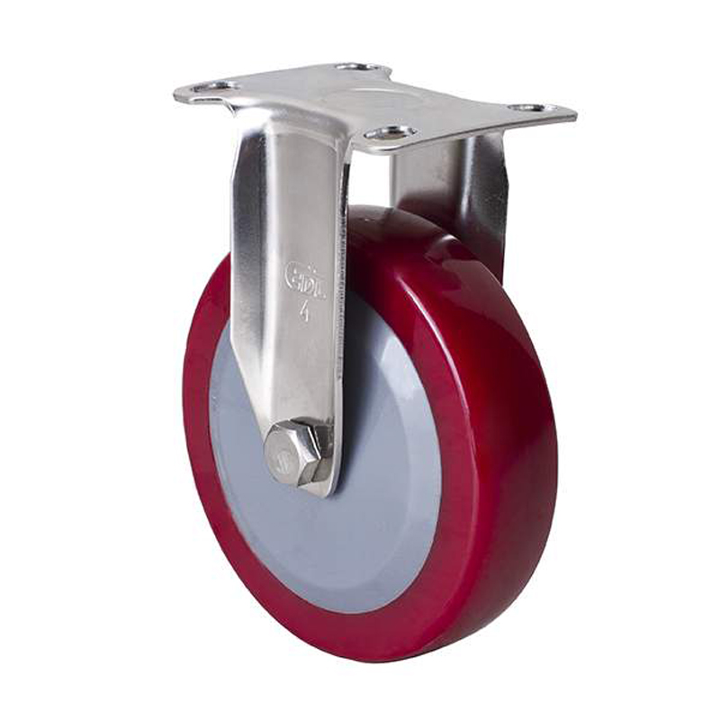 EDL Stainless Steel Light 4'' 70kg Rigid TPU Caster S34704-S344-84