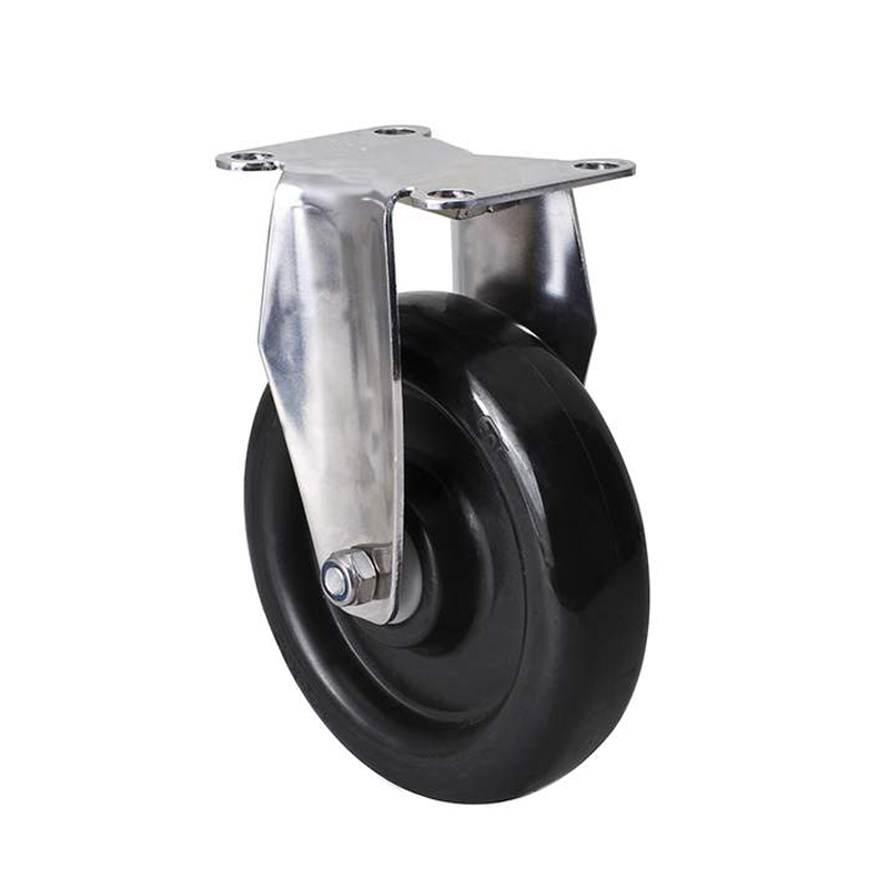 EDL Stainless Steel Medium 5'' 140kg Rigid PU Caster S54705-S545-65