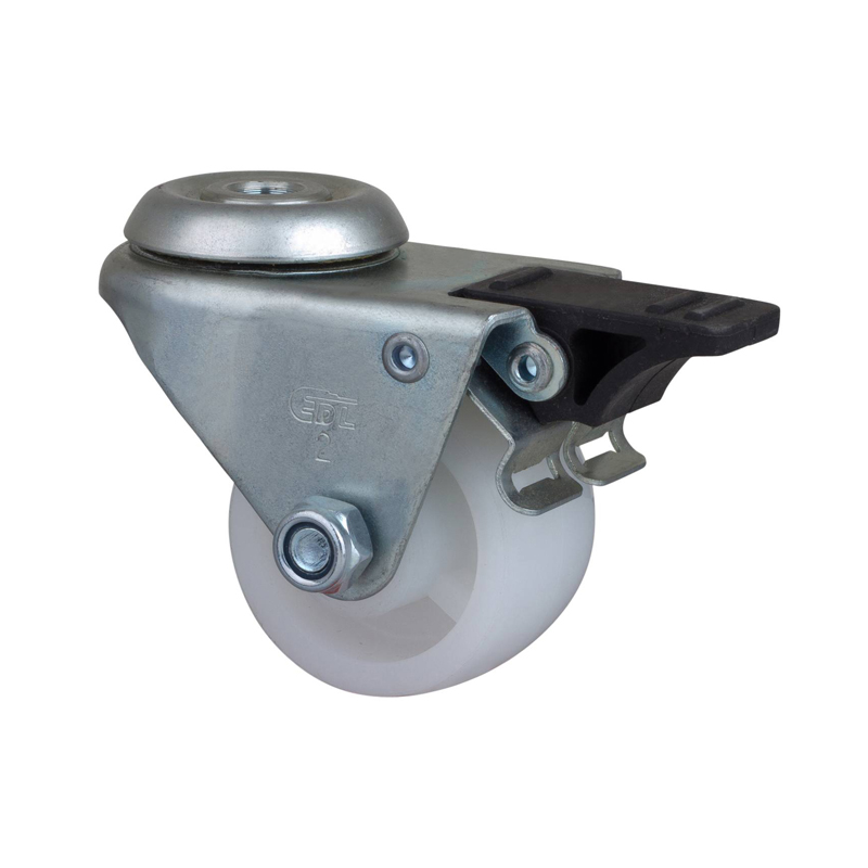 EDL Low Gravity 2'' 80Kg Bolt Hole Plastic Dual Brake PO Machine M31182H-M312-04