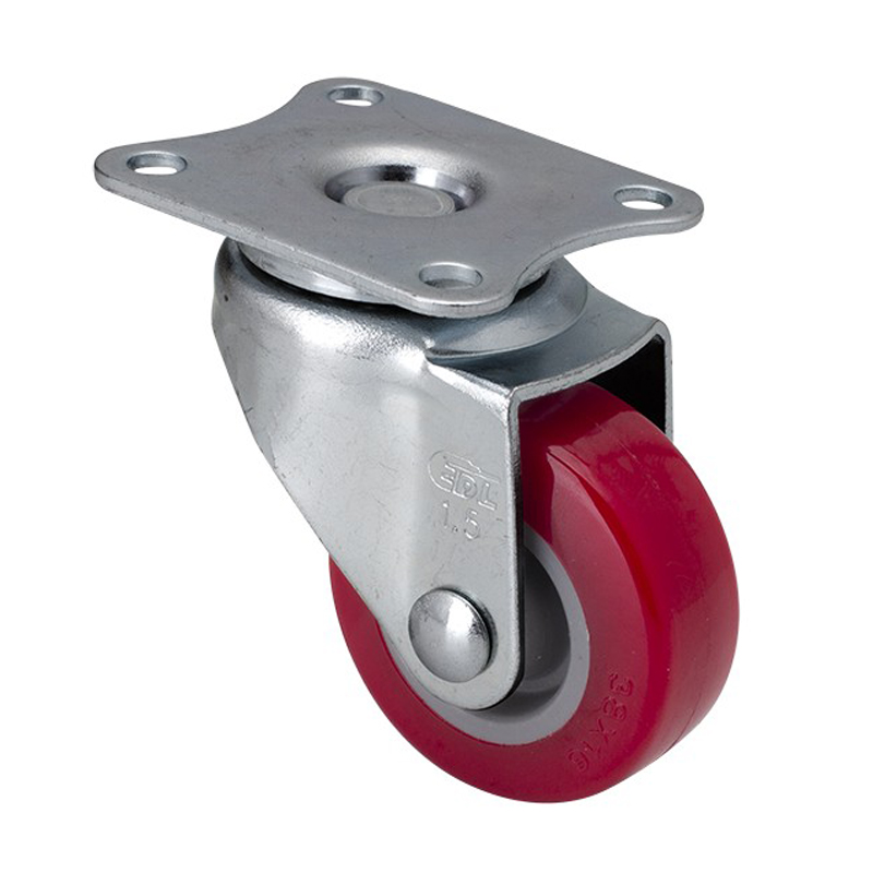 EDL Mini 1.5'' 30kg Plate Swivel TPU Caster 201115-2015-82