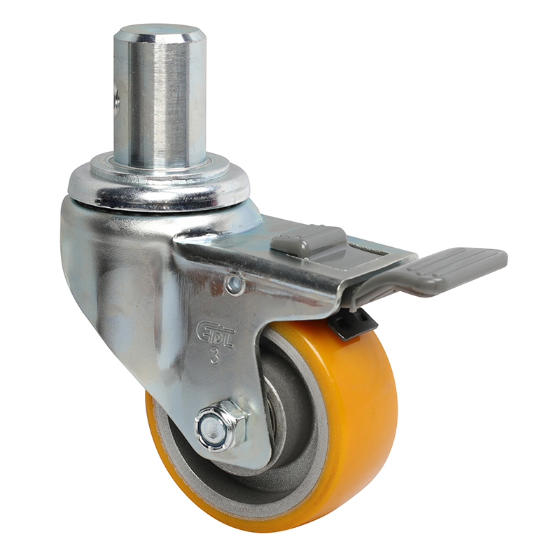 华体会网信誉好25
中型3英寸150Kg插杆塑双刹高强度聚氨酯TPU脚轮50163H-503-86A