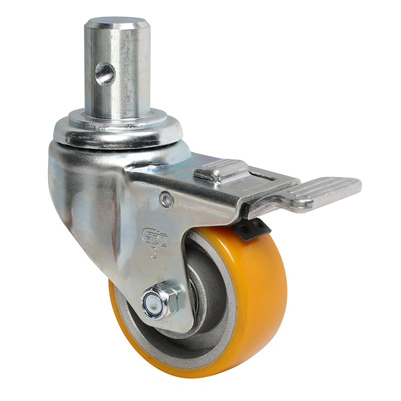 华体会网信誉好25
中型3英寸150Kg插杆铝双刹高强度聚氨酯TPU脚轮50163P-503-86A