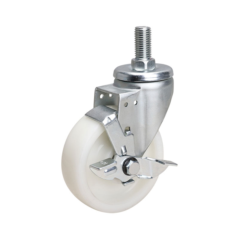 华体会网信誉好25
中型5英寸200kg丝杆侧轮刹聚烯烃PO脚轮 66145C-665-06/C