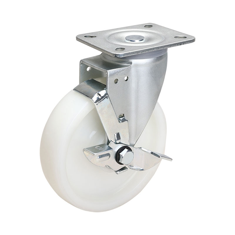 华体会网信誉好25
中型6英寸200kg平顶侧轮刹聚烯烃PO脚轮 66126C-666-06/C