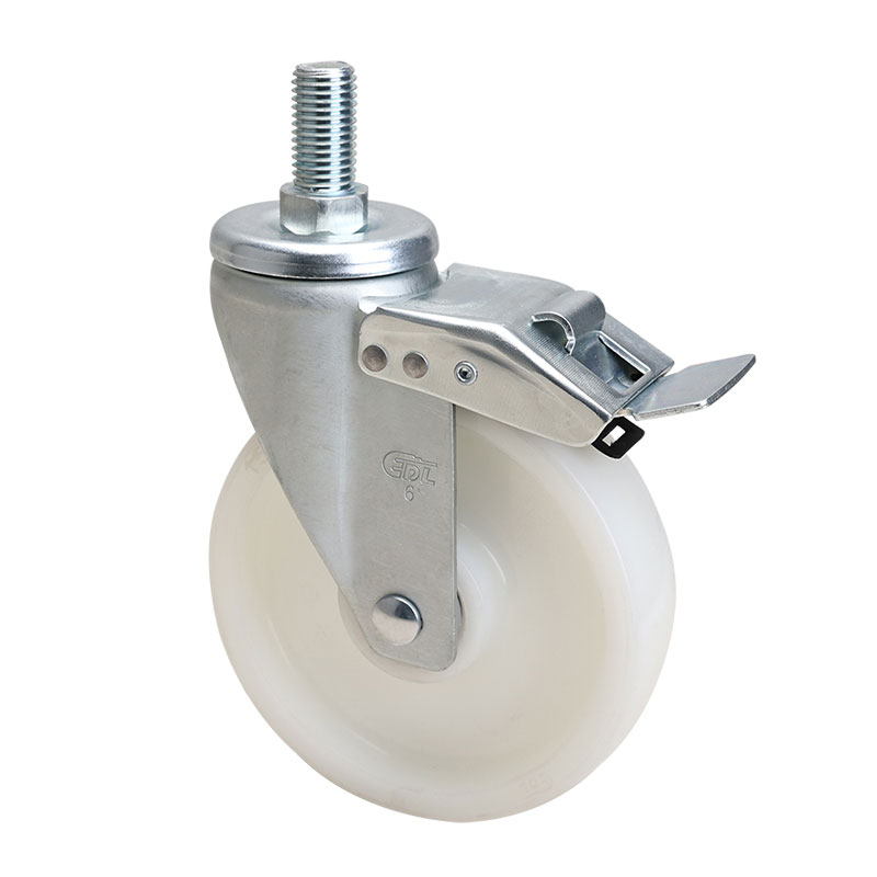 华体会网信誉好25
中型6英寸200kg丝杆铁双刹聚烯烃PO脚轮 66146L-666-06