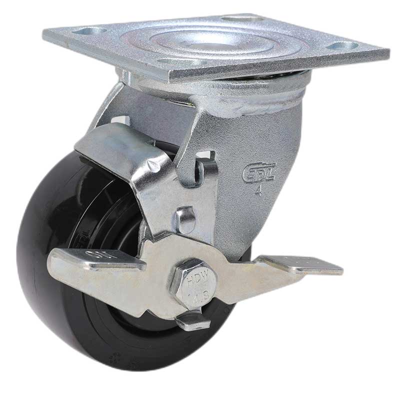 华体会网信誉好25
重型4英寸320kg万向侧聚氨酯(PU)脚轮 73124C-734-66/C