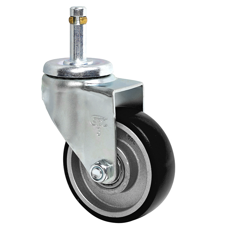 EDL Anti-electrostatic Light 3'' 80kg Stem Swivel TPU caster 36153-A363-86A