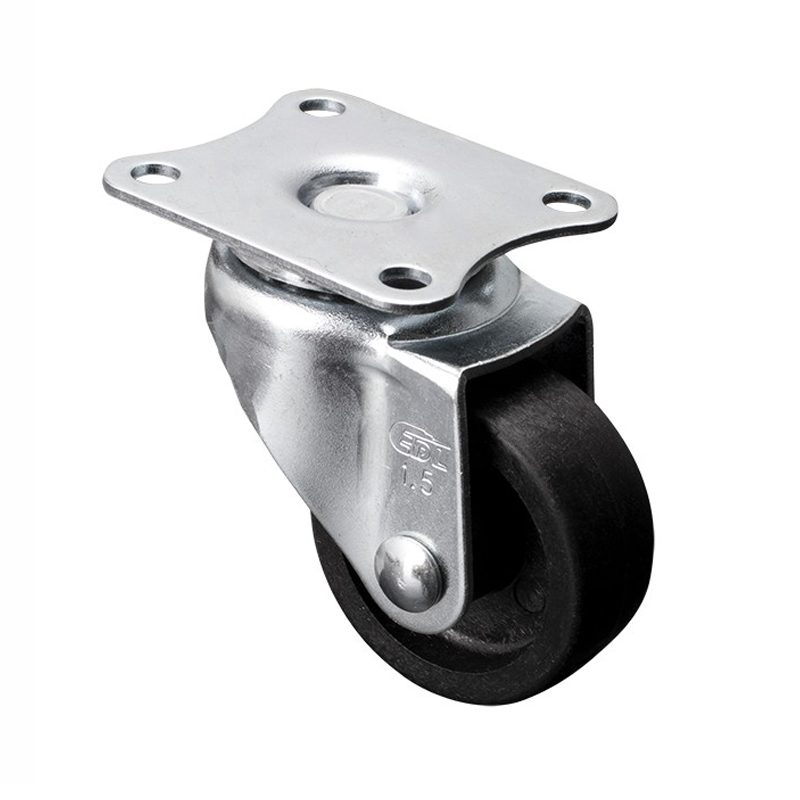 EDL Mini 1.5'' 25kg Plate Swivel PO Caster 201115-2015-02