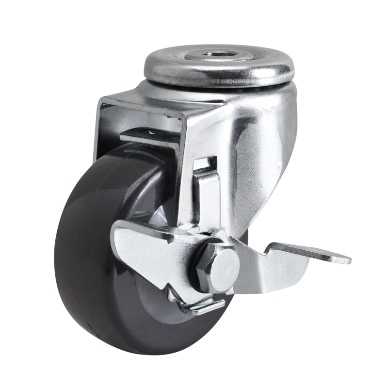 EDL Light 2.5'' 60kg Bolt Hole Side Wheel  PU Caster 361825C-3625-64/C