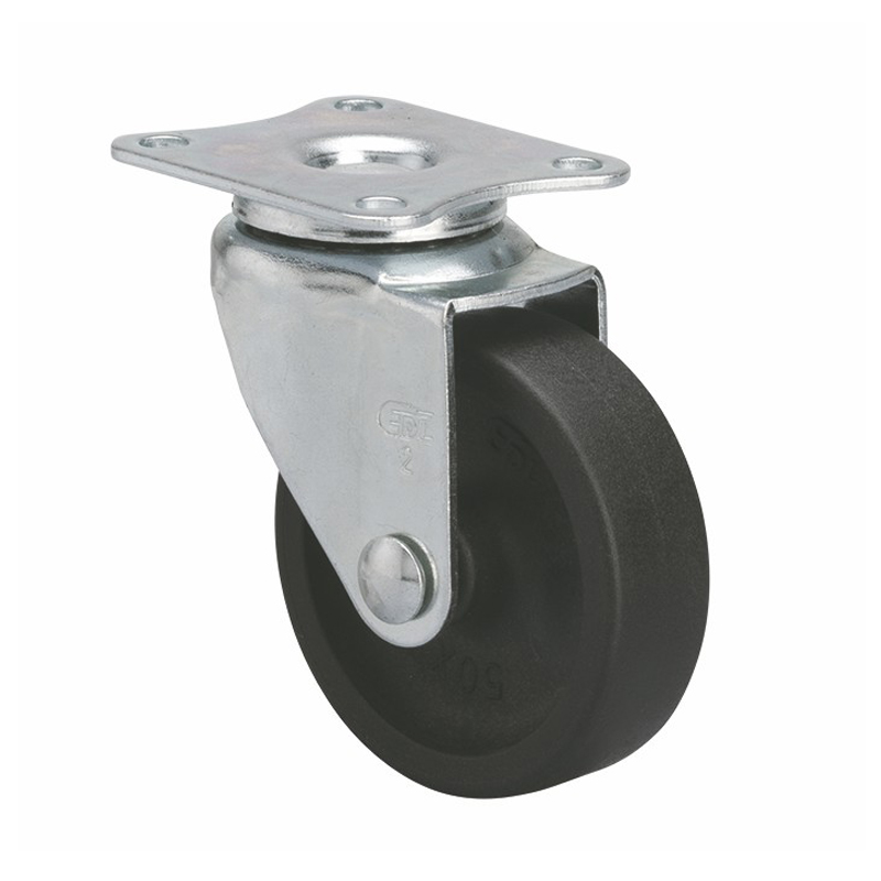 EDL Mini 2'' 25kg Plate Swivel PO Caster 20112-202-02