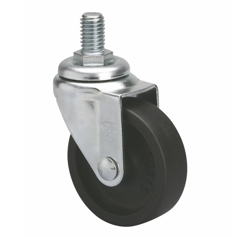 EDL Mini 2'' 25kg Threaded Swivel PO Caster 20132-202-02