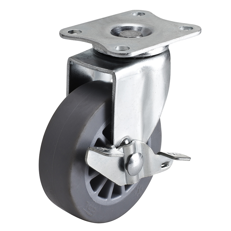 EDL Mini 2.5'' 30kg Plate Axle Brake TPECaster 261225A-2625-52/A