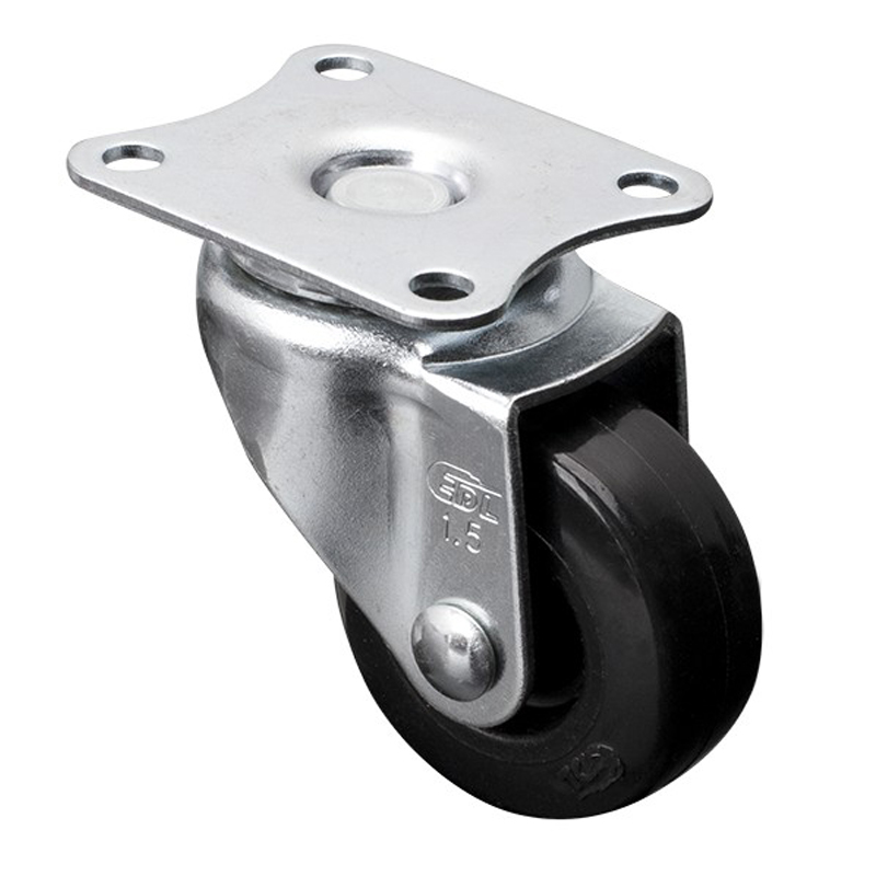 EDL Mini 1.5'' 25kg Plate Swivel PU Caster 201115-2015-62