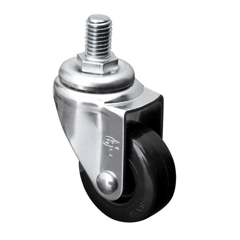 EDL Mini 1.5'' 25kg Threaded Swivel PU Caster 201315-2015-62