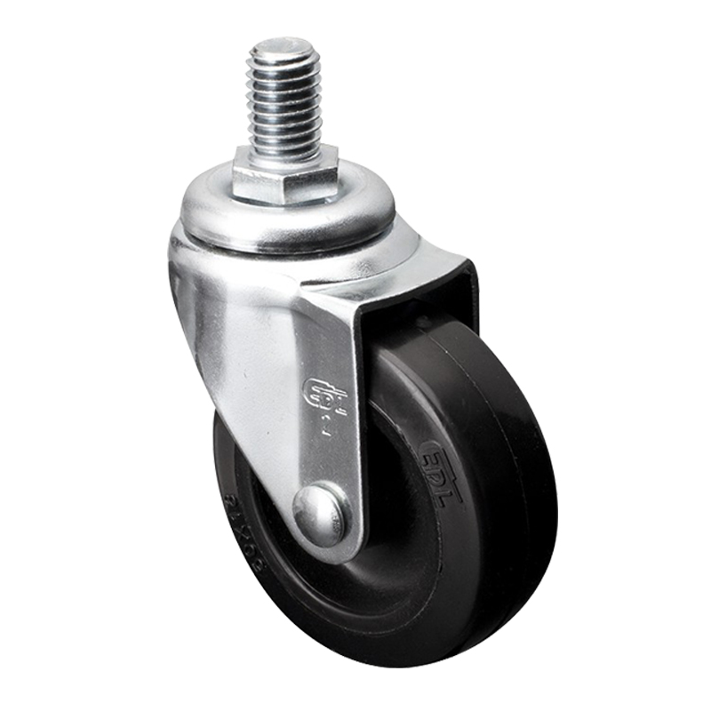 EDL Mini 2'' 25kg Threaded Swivel PU Caster 20132-202-62