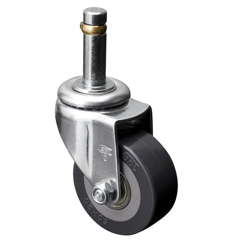 EDL Mini 2'' 40kg Stem Swivel PU Caster 26152-262-76