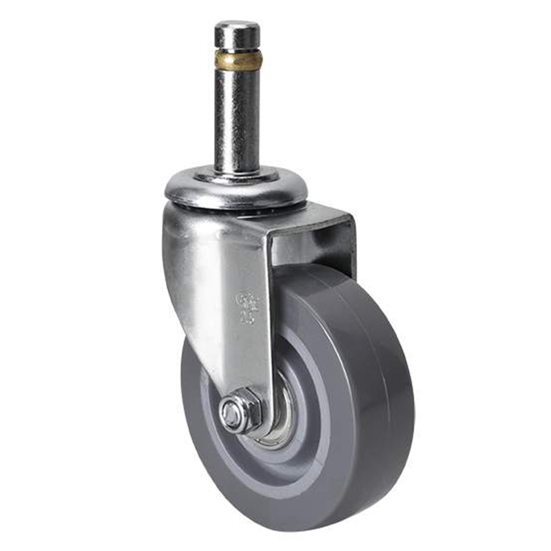 EDL Mini 2.5'' 40kg Stem Swivel PU Caster 261525-2625-76