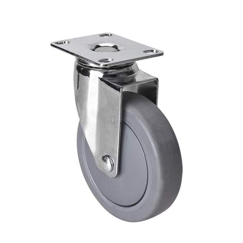 EDL Light 4'' 70kg Plate Swivel TPE Caster 37214-374-57