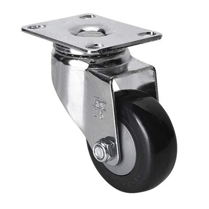 EDL Light 2.5'' 70kg Plate Swivel PU Caster 372125-3725-67