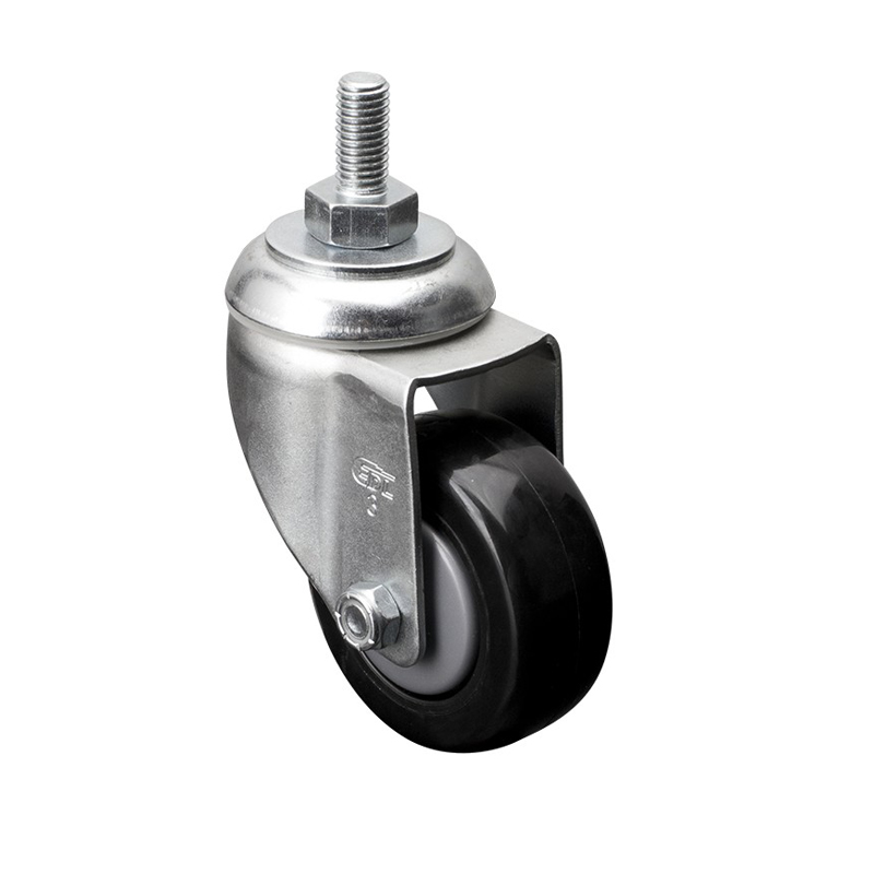 EDL Medium 3'' 110Kg Threaded Swivel PU Caster 57133-573-67