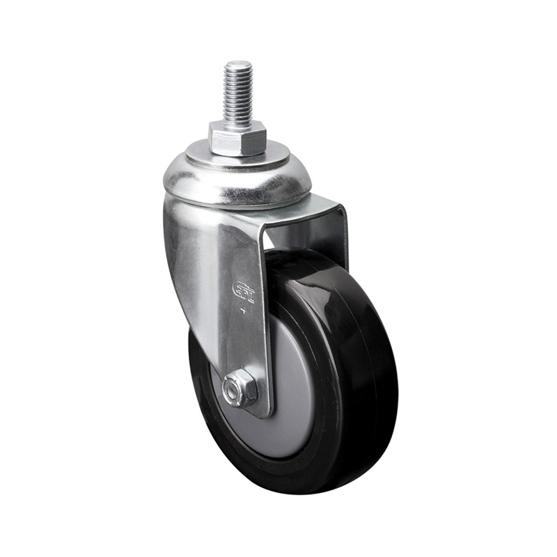 EDL Medium 4'' 110Kg Threaded Swivel PU Caster 57134-574-67
